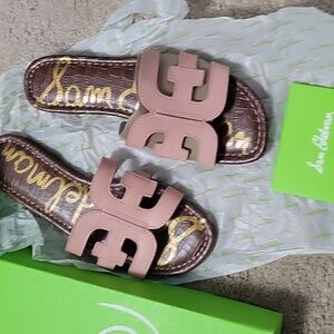 Sam Edelman Kelly rose leather sandal 7.5